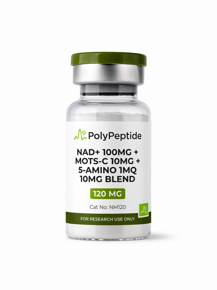 NAD+ 100mg + Mots-C 10mg + 5-Amino 1MQ 10mg Blend product photo